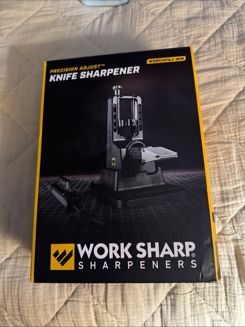 WORK SHARP Precision Adjust Knife Sharpener - Black & Yellow